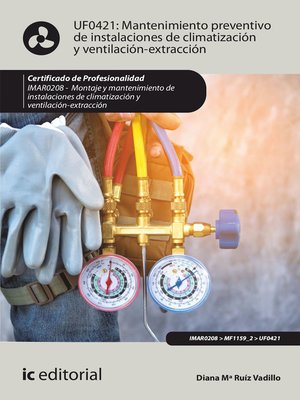 cover image of Mantenimiento preventivo de instalaciones de climatización y ventilación-extracción. IMAR0208